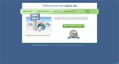 Desktop Screenshot of katias.de